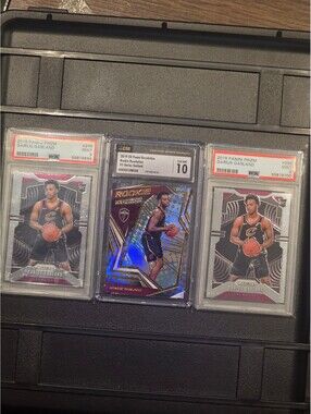 3 Darius garland rookie cards graded